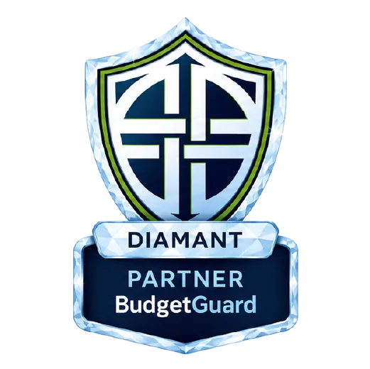 Auszeichnung BudgetGuard Partnerstatus Diamant