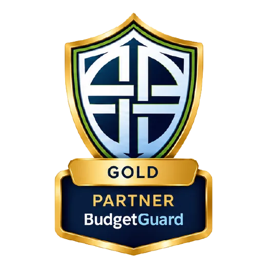 Auszeichnung BudgetGuard Partnerstatus Gold