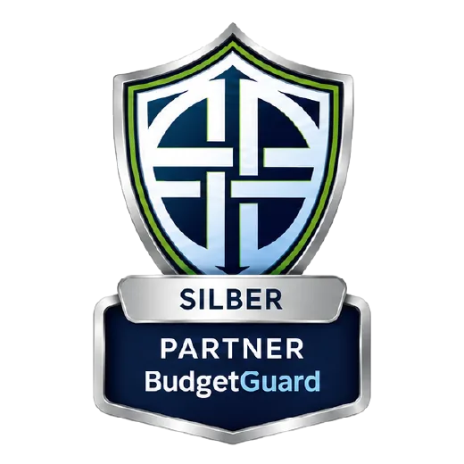 Auszeichnung BudgetGuard Partnerstatus Silber
